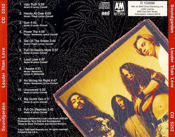 Soundgarden : Louder Than Love (Album,Club Edition,Reissue)