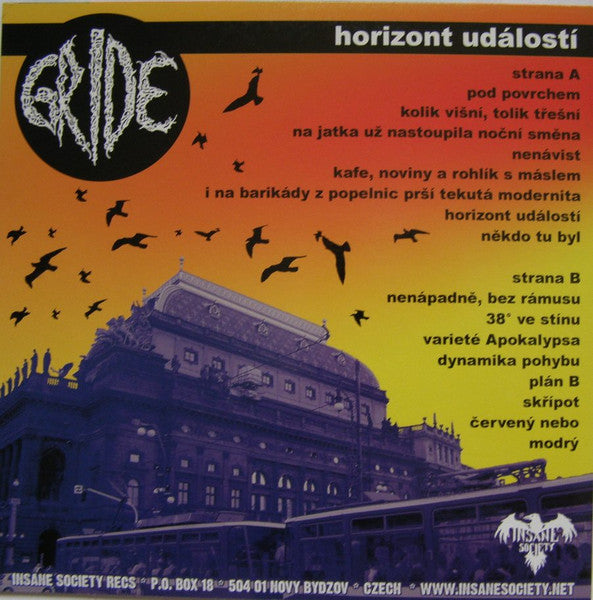 Gride : Horizont Událostí (12",45 RPM,Album)