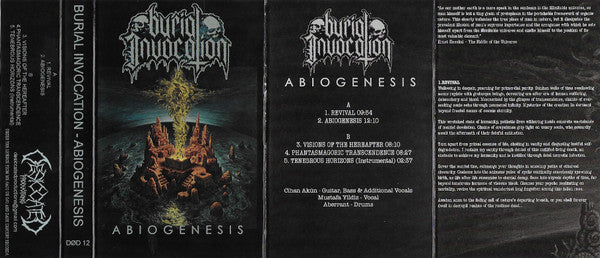 Burial Invocation : Abiogenesis (Album)