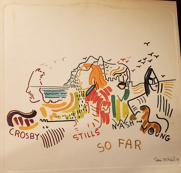 Crosby, Stills, Nash & Young : So Far (LP,Compilation,Stereo)