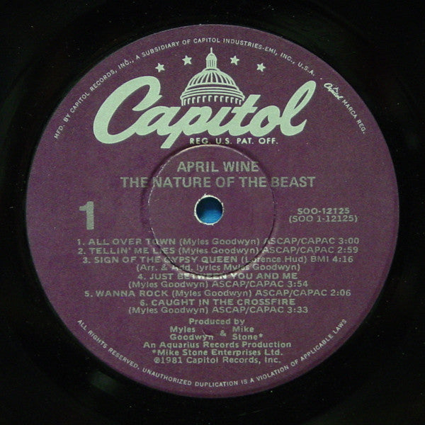 April Wine : The Nature Of The Beast (LP,Album,Stereo)
