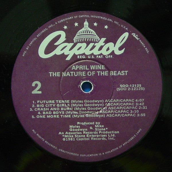April Wine : The Nature Of The Beast (LP,Album,Stereo)