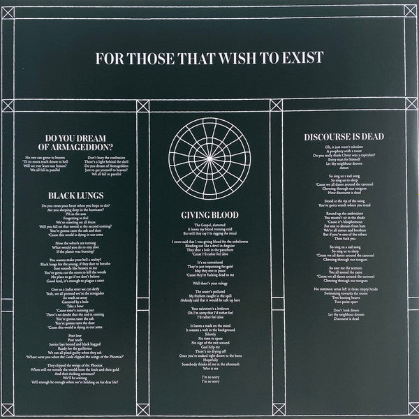 Architects (2) : For Those That Wish To Exist (LP,Album,Limited Edition)