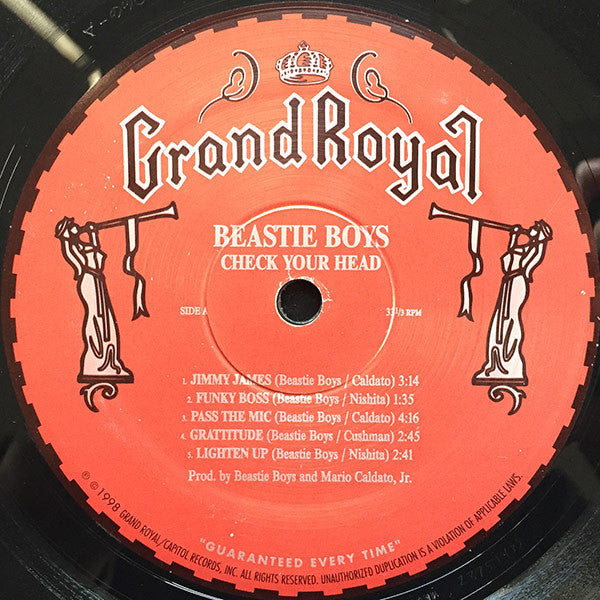 Beastie Boys : Check Your Head (LP,Album,Reissue)