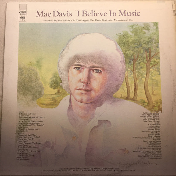 Mac Davis : I Believe In Music (LP)