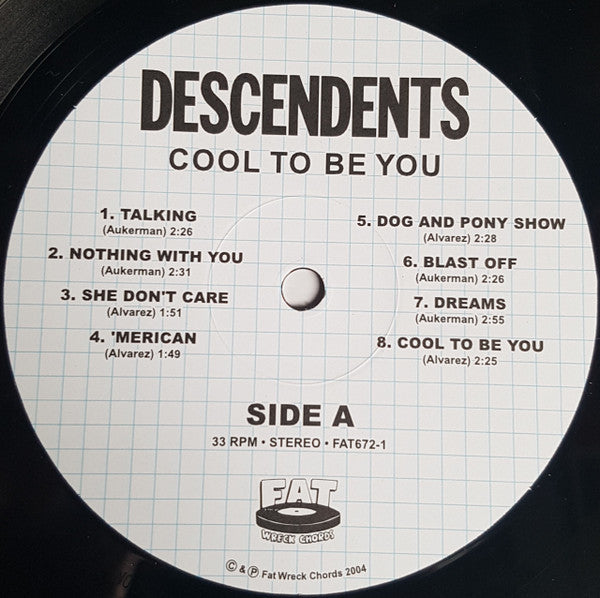 Descendents : Cool To Be You (LP,Album)