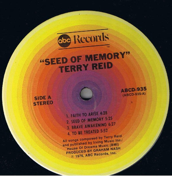 Terry Reid : Seed Of Memory (LP,Album)