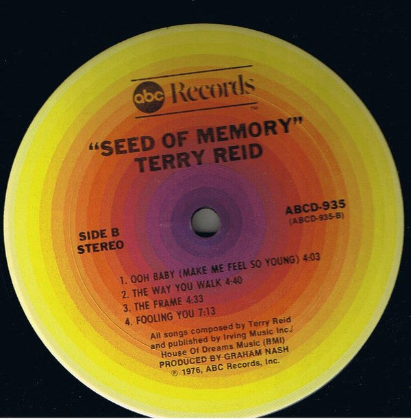 Terry Reid : Seed Of Memory (LP,Album)