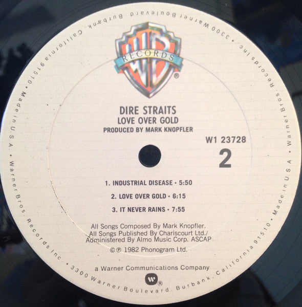 Dire Straits : Love Over Gold (LP,Album,Club Edition)