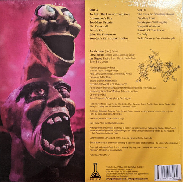 Primus : Frizzle Fry (LP,Album,Limited Edition,Reissue,Remastered)
