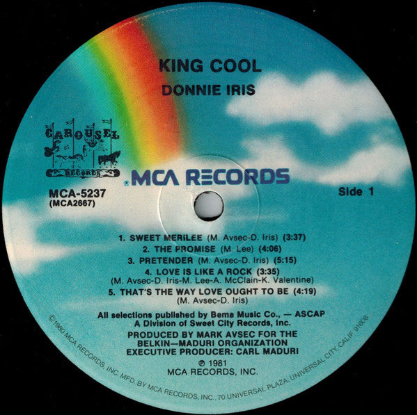 Donnie Iris : King Cool (LP,Album)