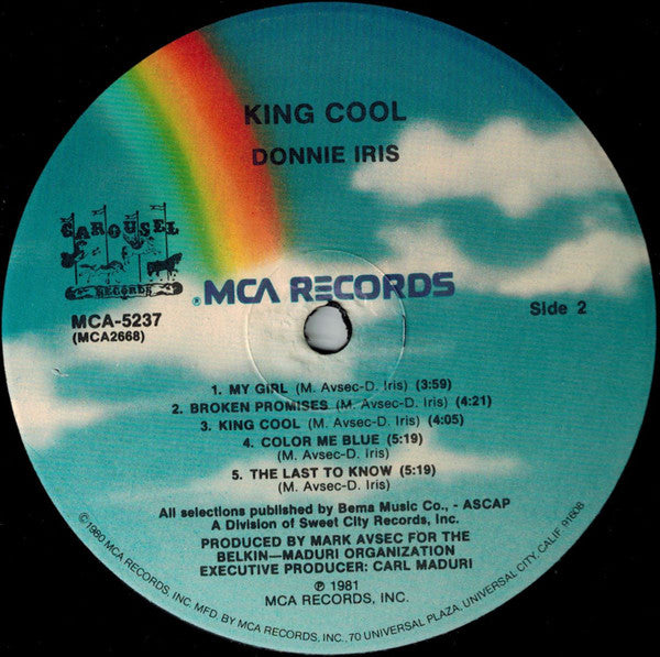 Donnie Iris : King Cool (LP,Album)