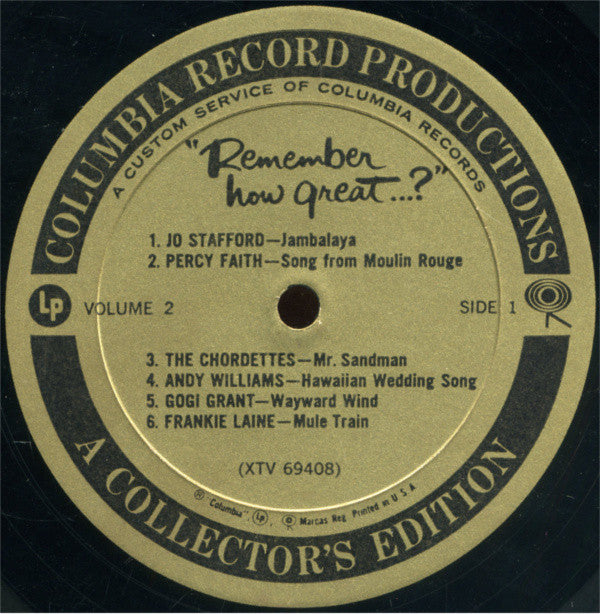 Various : Remember How Great...? Volume 2 (LP,Compilation)