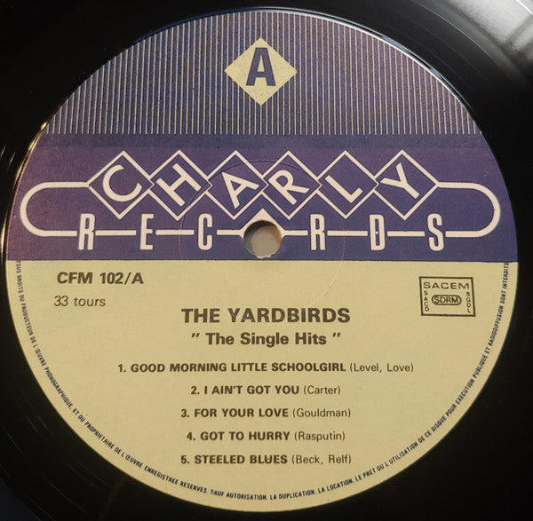 Yardbirds, The : The Single Hits (LP,10",Compilation)