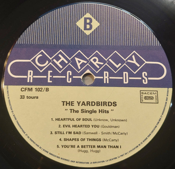 Yardbirds, The : The Single Hits (LP,10",Compilation)