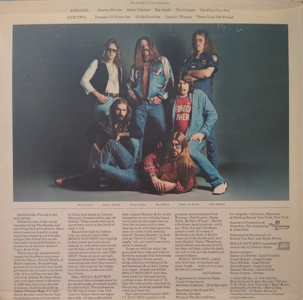 Molly Hatchet : Molly Hatchet (LP,Album)