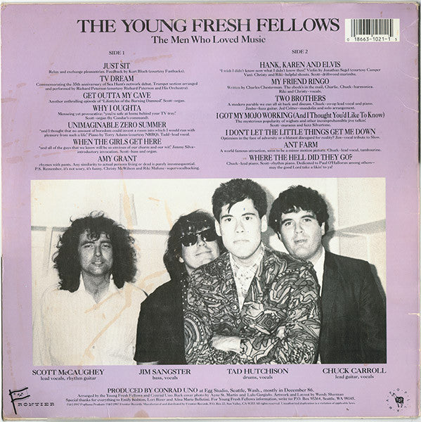 Young Fresh Fellows : The Men Who Loved Music (LP,Album)