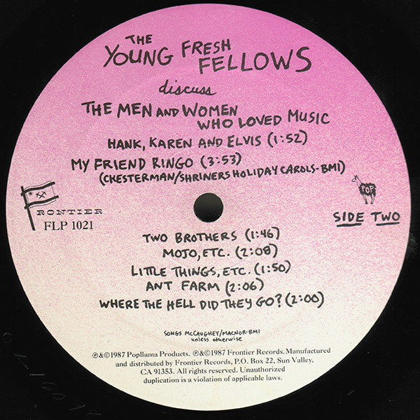 Young Fresh Fellows : The Men Who Loved Music (LP,Album)