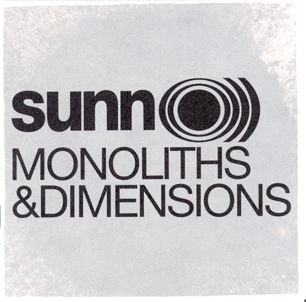 Sunn O))) : Monoliths & Dimensions (Album)