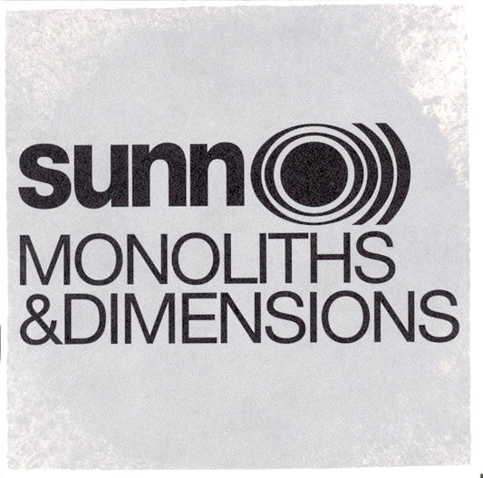 Sunn O))) : Monoliths & Dimensions (Album)