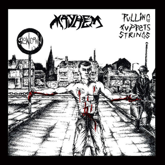 Mayhem (9) : Pulling Puppet Strings (7",Reissue)