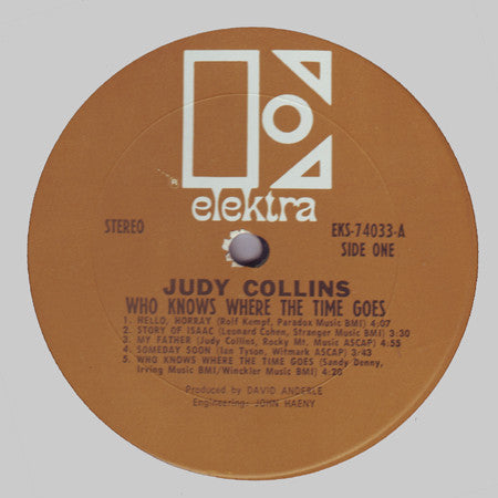 Judy Collins : Who Knows Where The Time Goes (LP,Album,Stereo)