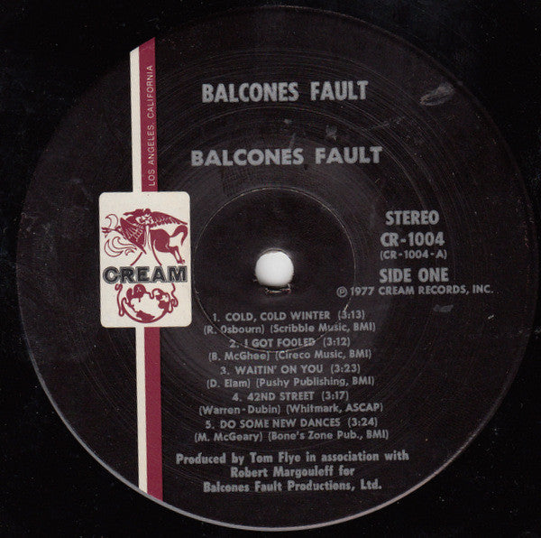 Balcones Fault : It's All Balcones Fault (LP,Album)