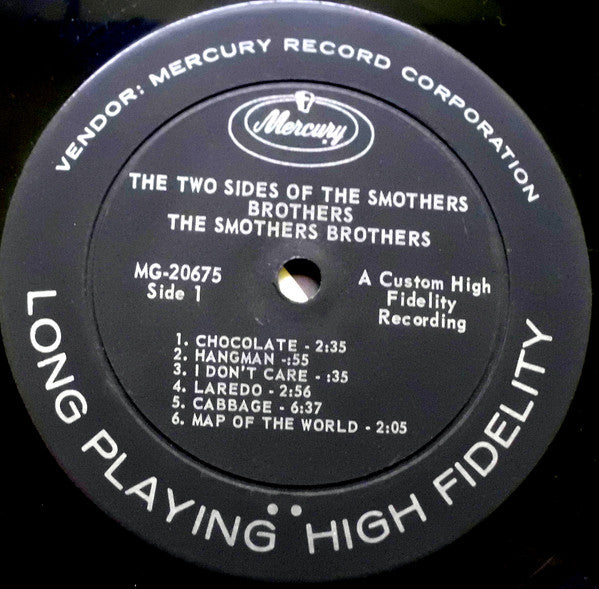Smothers Brothers : The Two Sides Of The Smothers Brothers (LP,Album,Mono)