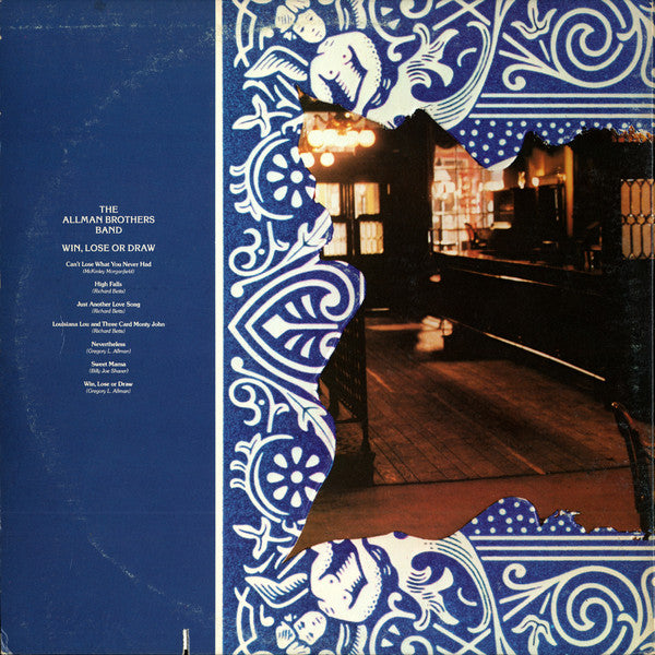 Allman Brothers Band, The : Win, Lose Or Draw (LP,Album,Stereo)