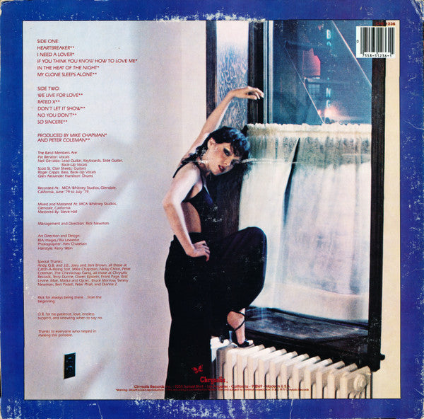 Pat Benatar : In The Heat Of The Night (LP,Album)