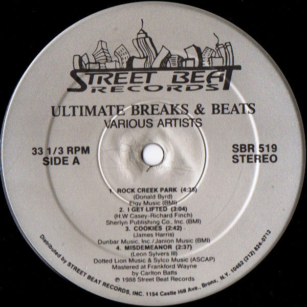 Various : Ultimate Breaks & Beats (LP,Compilation,Unofficial Release)