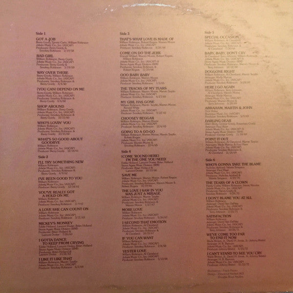 Miracles, The : Anthology (LP,Compilation,Stereo)
