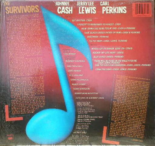 Johnny Cash, Jerry Lee Lewis, Carl Perkins : The Survivors (LP,Album)