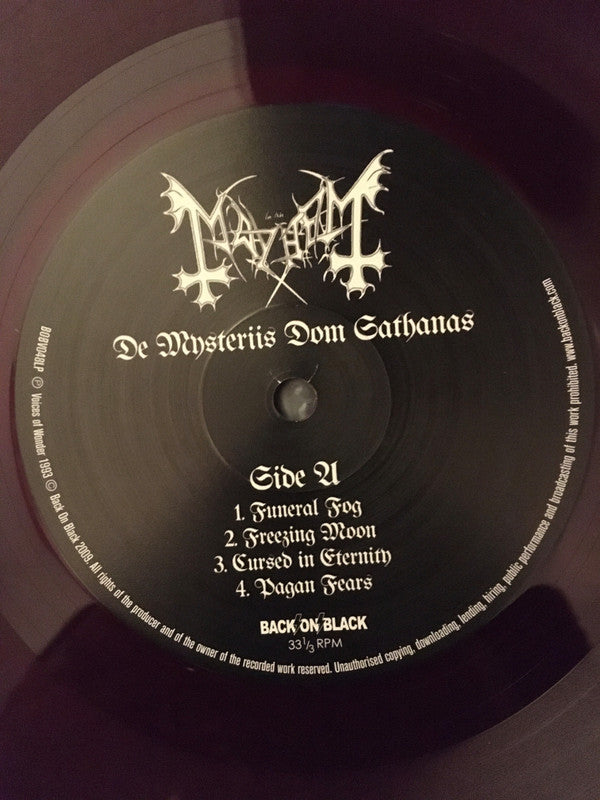Mayhem : De Mysteriis Dom Sathanas (LP,Album,Reissue,Repress)