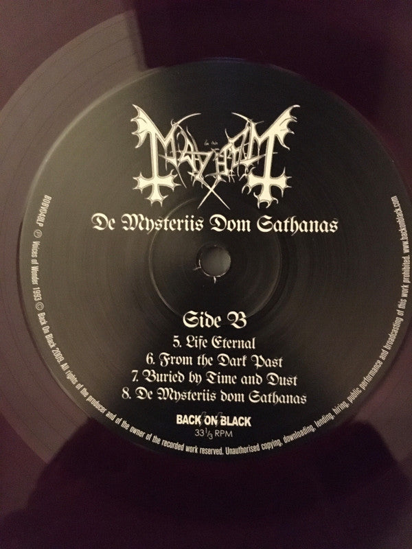 Mayhem : De Mysteriis Dom Sathanas (LP,Album,Reissue,Repress)