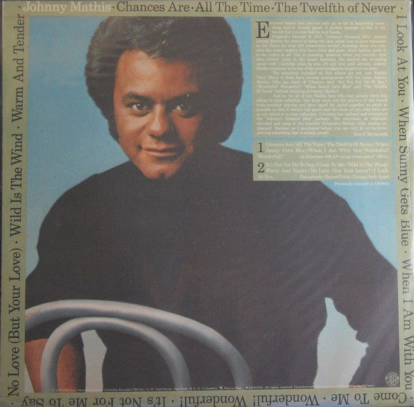 Johnny Mathis : Johnny's Greatest Hits (LP,Compilation,Reissue)