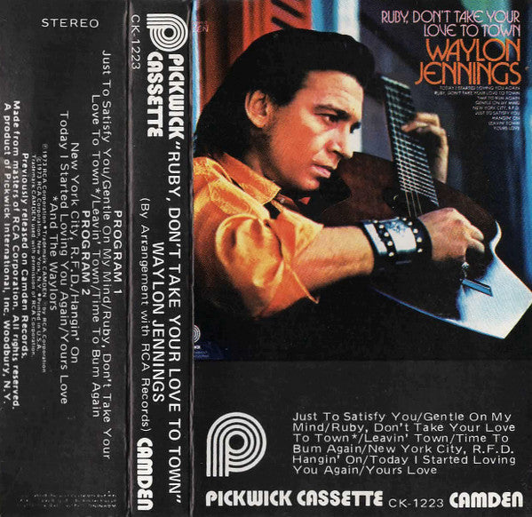 Waylon Jennings : Ruby, Don't Take Your Love To Town (Compilation,Reissue,Stereo)