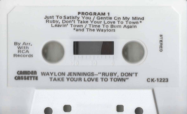 Waylon Jennings : Ruby, Don't Take Your Love To Town (Compilation,Reissue,Stereo)