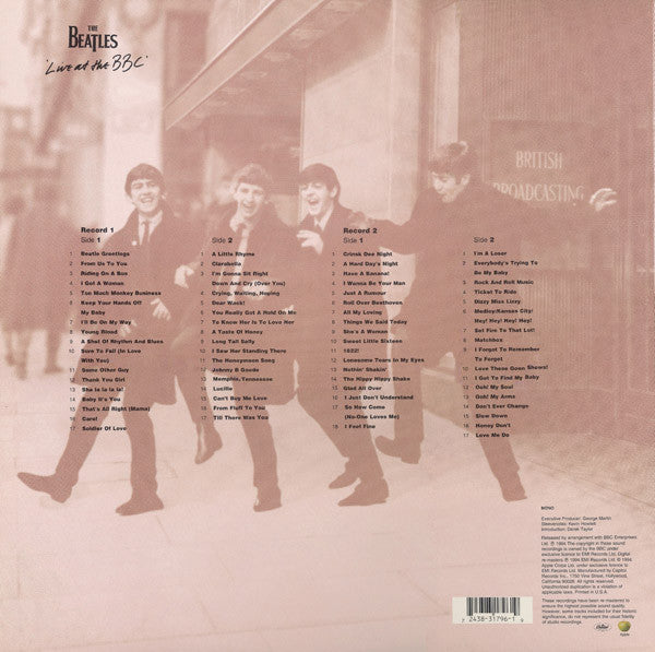 Beatles, The : Live At The BBC (LP,Compilation,Mono)