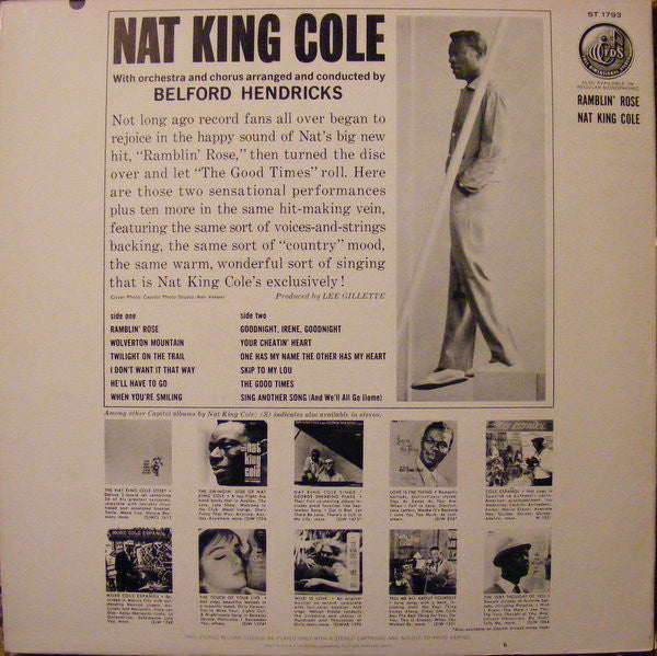 Nat King Cole : Ramblin' Rose (LP,Album,Stereo)