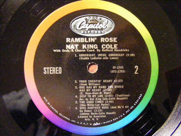 Nat King Cole : Ramblin' Rose (LP,Album,Stereo)