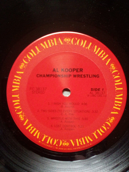 Al Kooper : Championship Wrestling (LP,Album,Stereo)