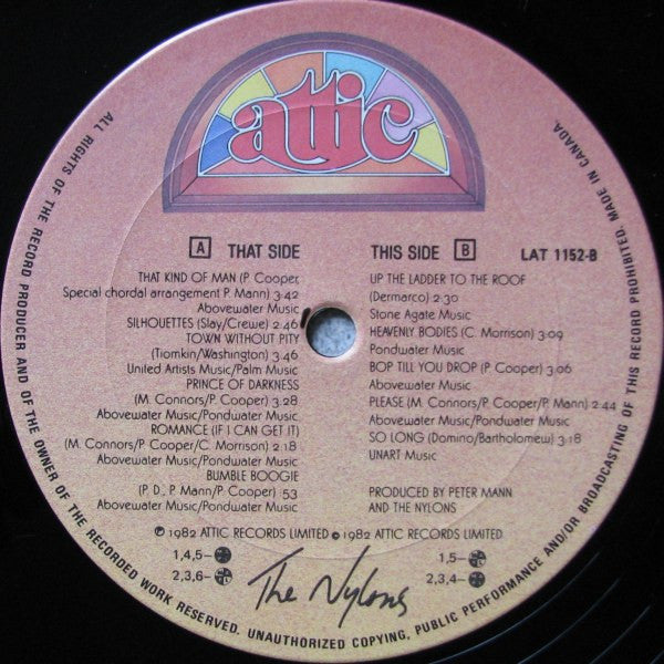 Nylons, The : One Size Fits All (LP,Album)