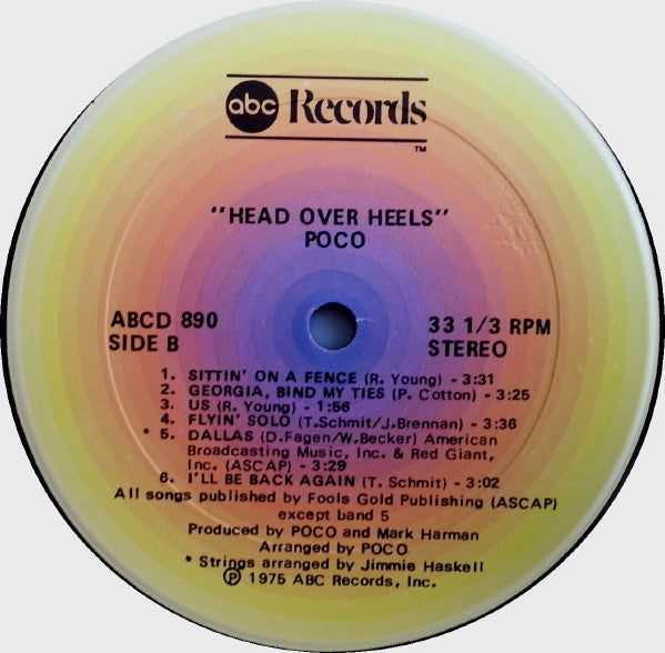 Poco (3) : Head Over Heels (LP,Album)