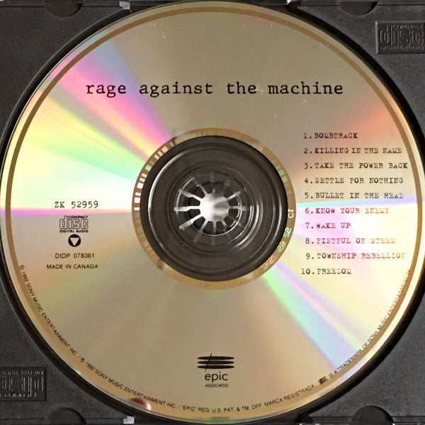 Rage Against The Machine : Rage Against The Machine (Album)