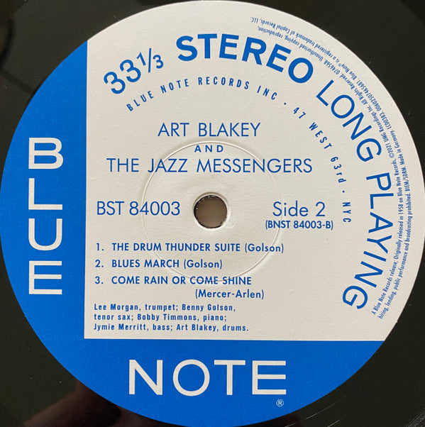 Art Blakey & The Jazz Messengers : Moanin' (LP,Album,Reissue,Stereo)