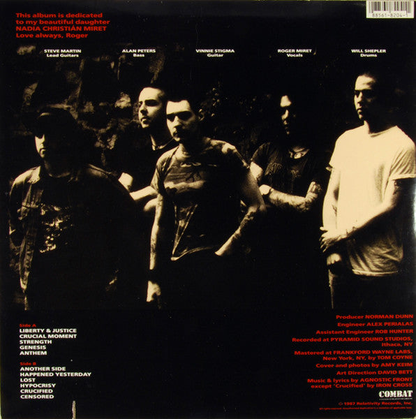 Agnostic Front : Liberty & Justice For... (LP,Album)