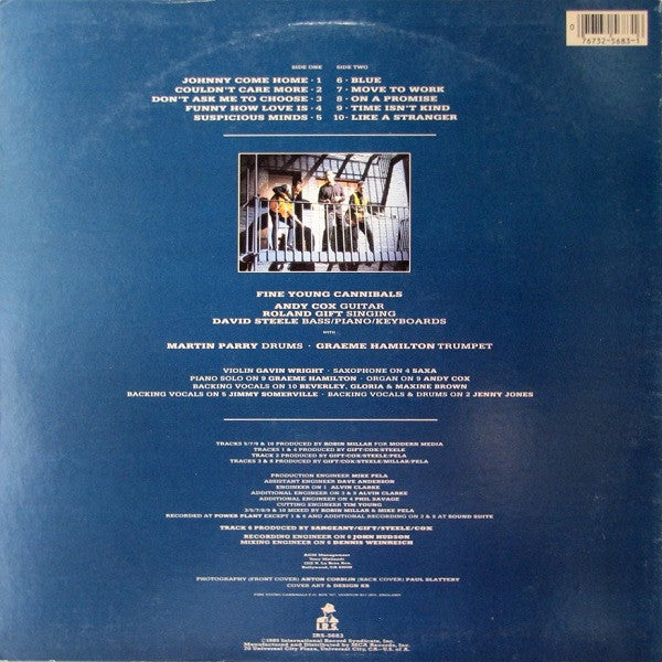 Fine Young Cannibals : Fine Young Cannibals (LP,Album)