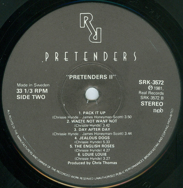 Pretenders, The : Pretenders II (LP,Album)
