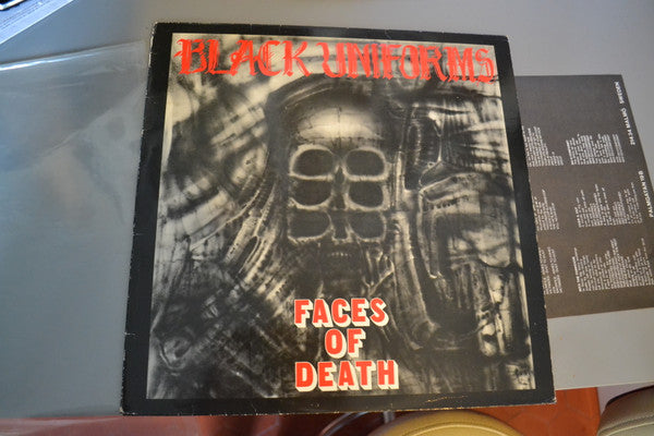 Black Uniforms : Faces Of Death (LP,Album)